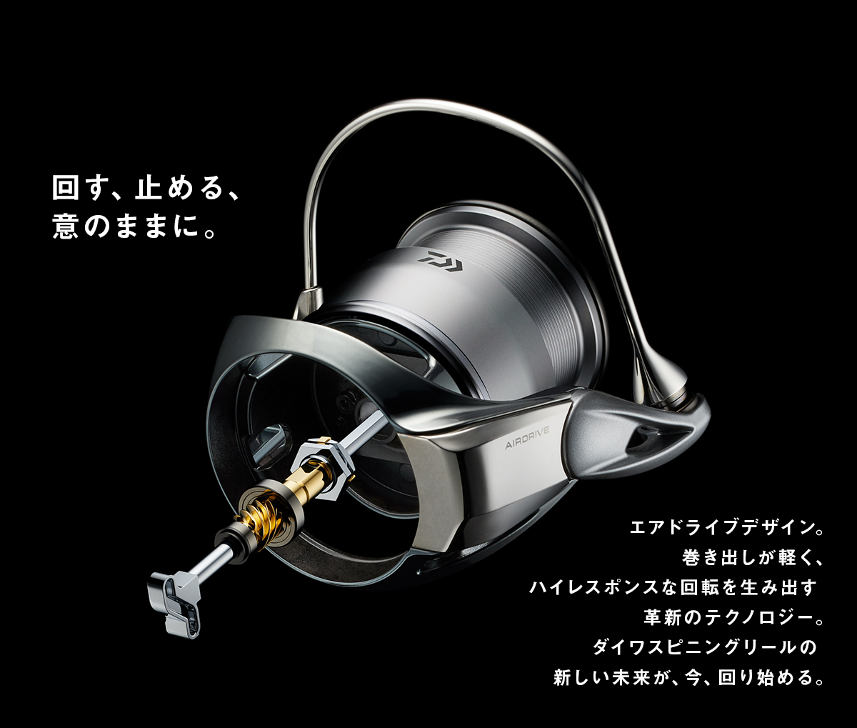 回す、止める、意のままに。
