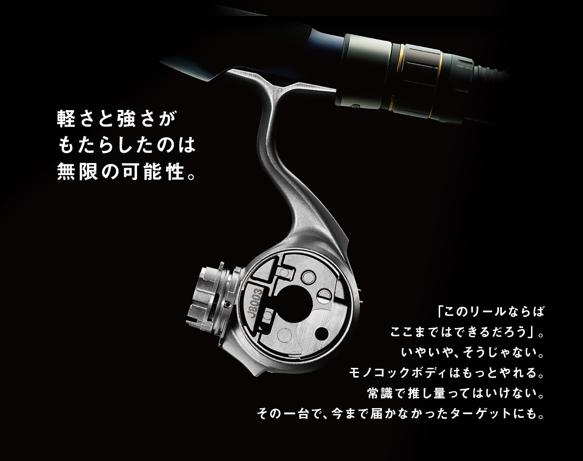 軽さと強さがもたらしたのは無限の可能性。MONOCOQUE BODY（モノコックボディ）