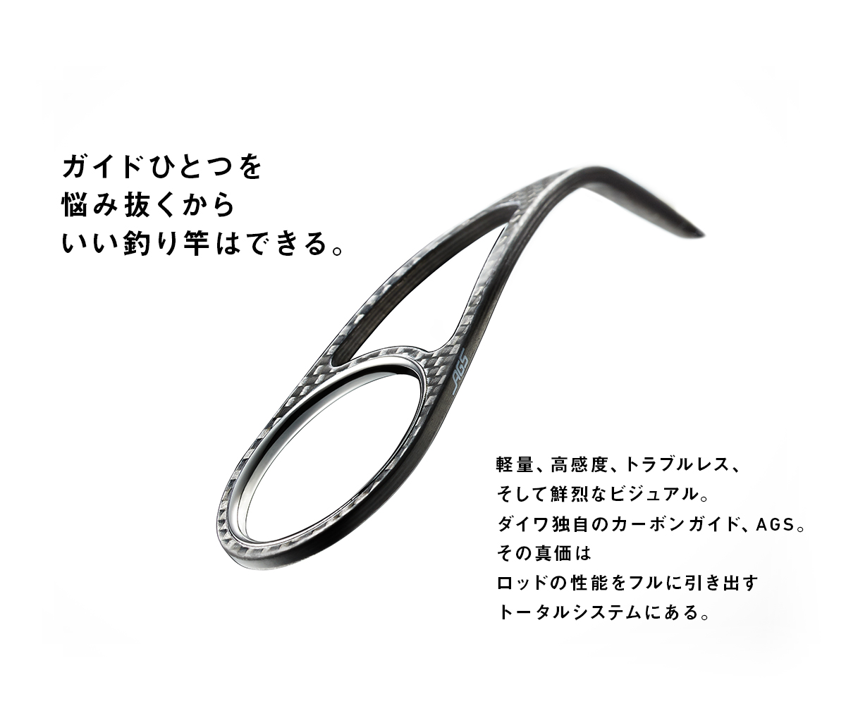 ガイドひとつを悩み抜くからいい釣り竿はできる。