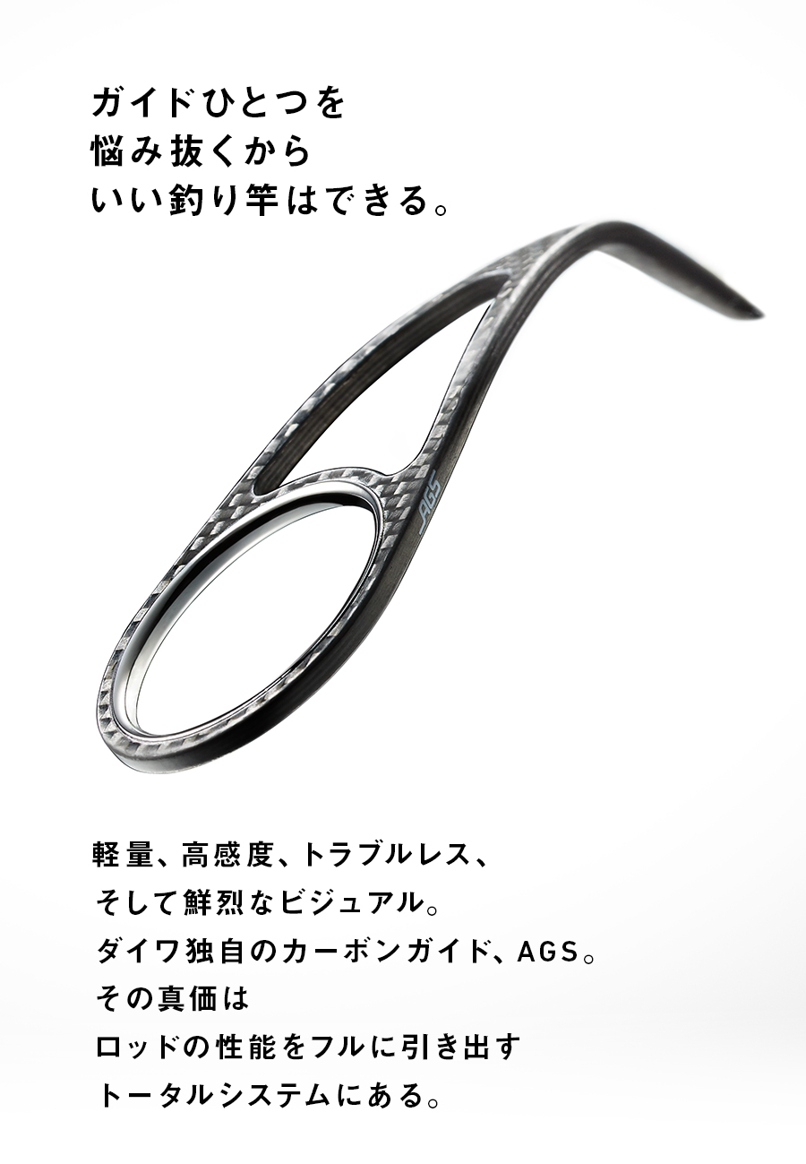 ガイドひとつを悩み抜くからいい釣り竿はできる。