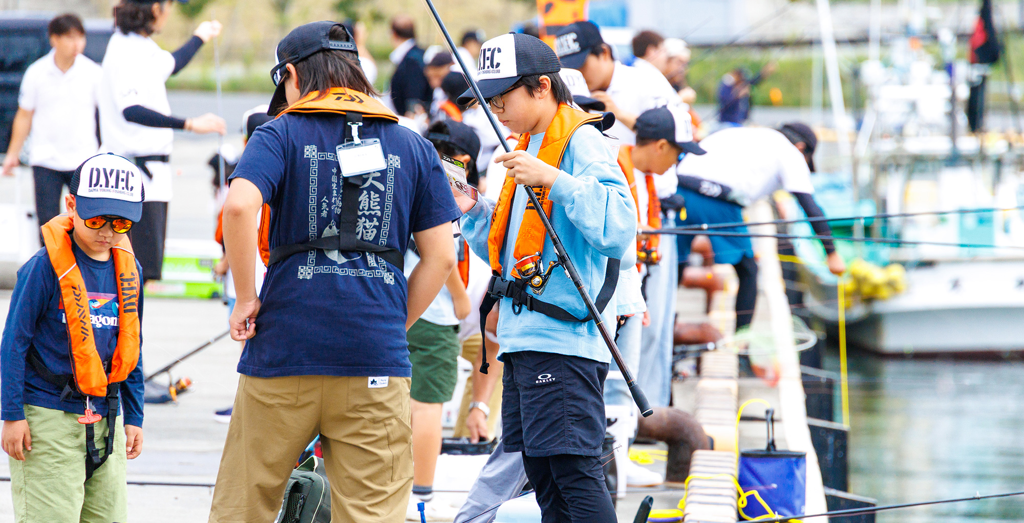 早朝7：30、D.Y.F.C海釣りスクールがスタート