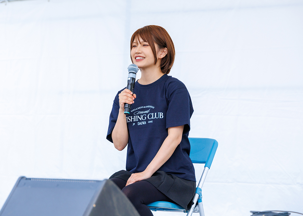 秋丸美帆さん登場のフィッシングトークショー開催