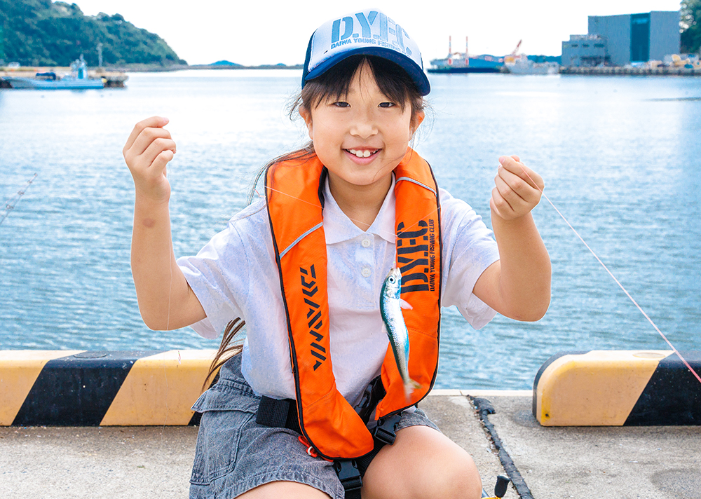 一般の方対象のサビキ釣り体験も大盛況