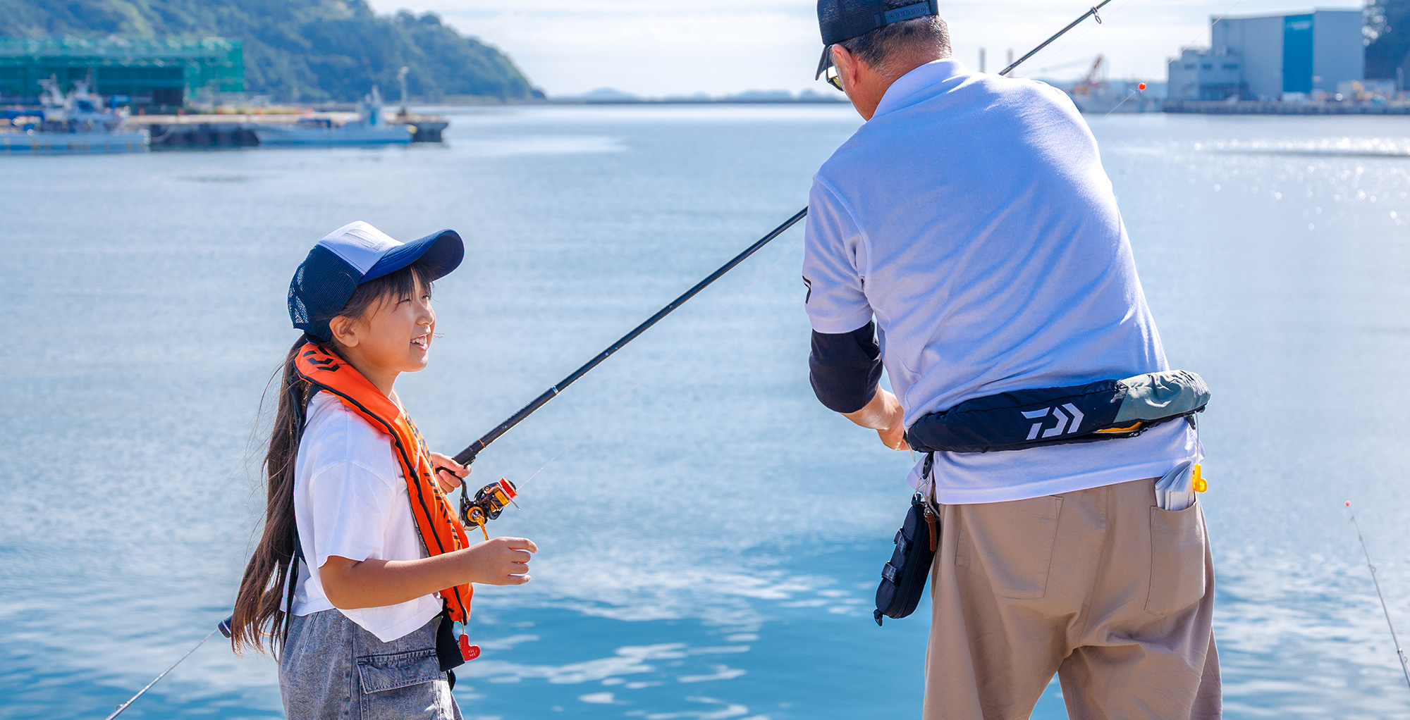 一般の方対象のサビキ釣り体験も大盛況