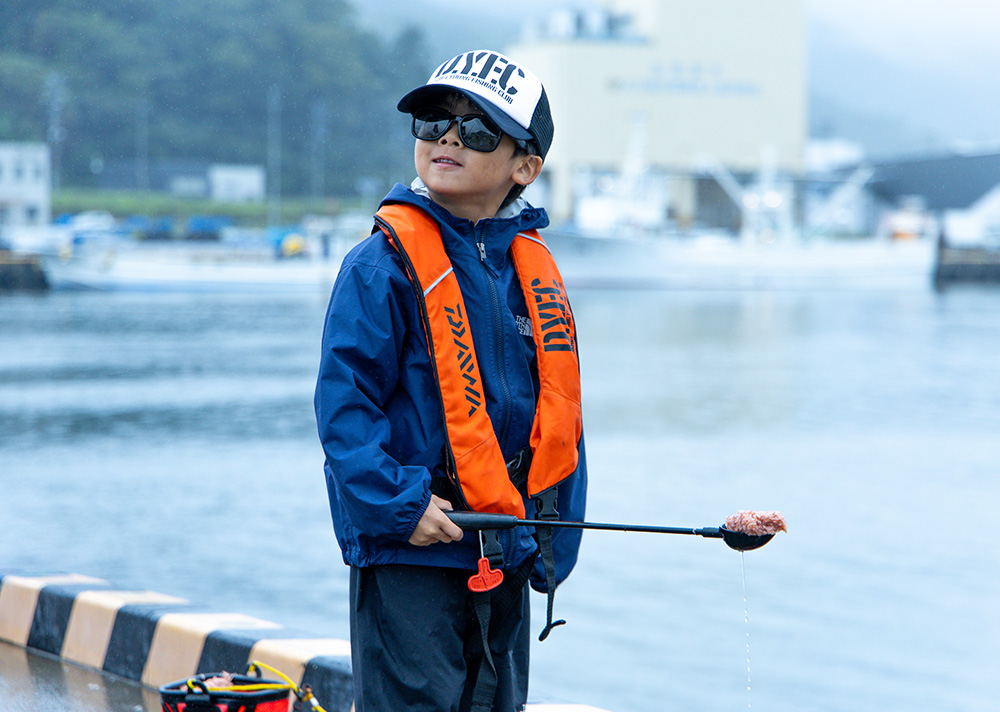 早朝7:30、D.Y.F.C海釣りスクールがスタート