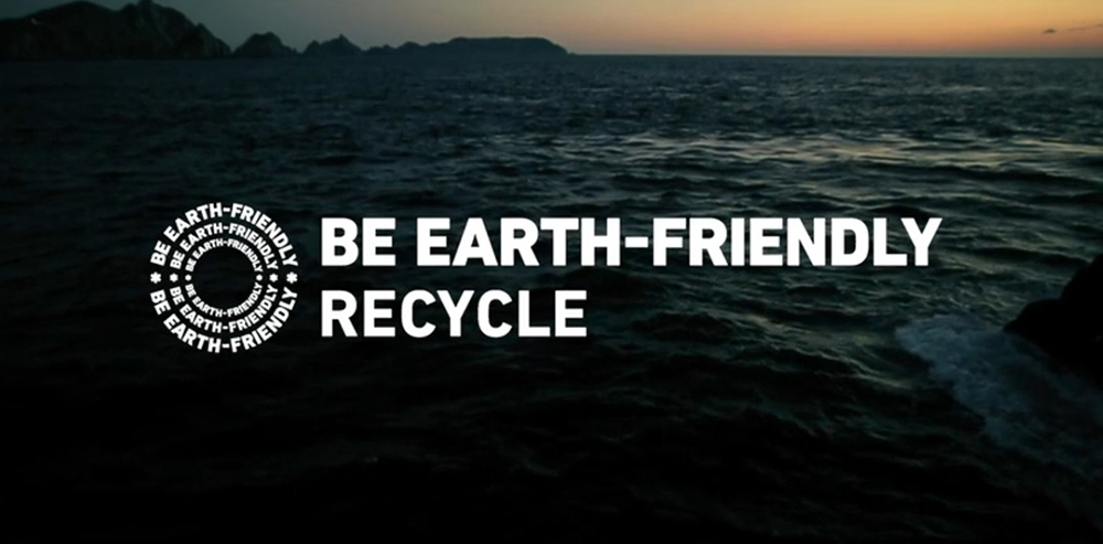 BE EARTH-FRIENDLY RECYCLE