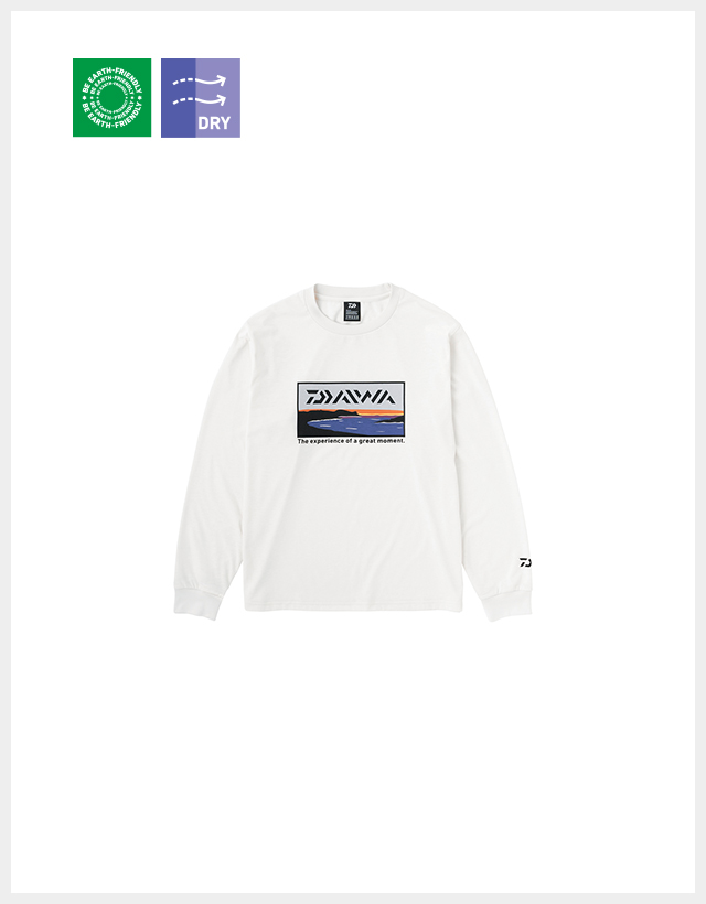 グラフィックロングTシャツ サーフ