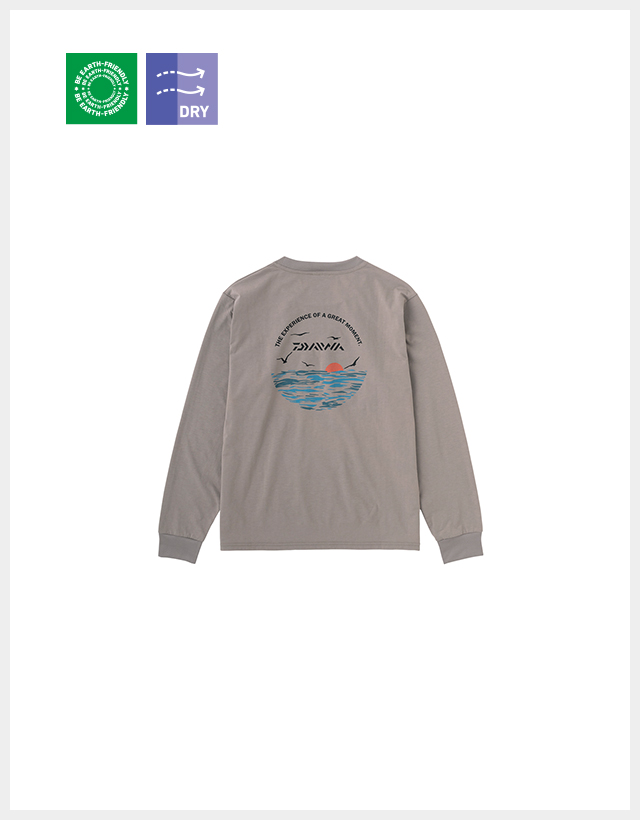 グラフィックロングTシャツ サンライズ