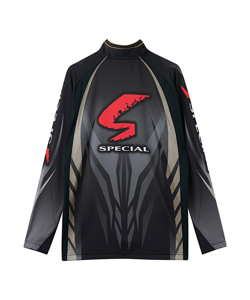 DE-7225 スペシャル ロングスリーブフルジップシャツ