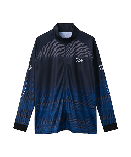 DE-7326 ロングスリーブ ドライシャツ フルジップ