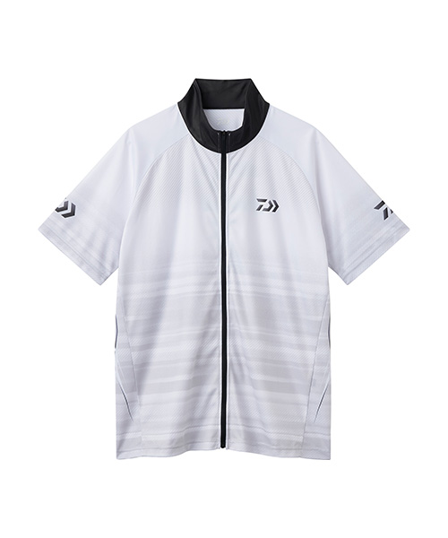 DE-7426 ハーフスリーブ ドライシャツ フルジップ