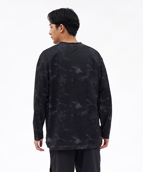 DE-8626 ドライメッシュロングスリーブシャツ