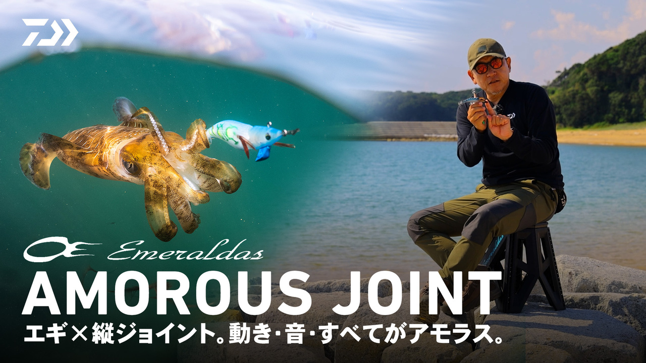 【エギング】エメラルダス アモラス ジョイント～水中撮影ヒットシーン編～ 山田ヒロヒト
