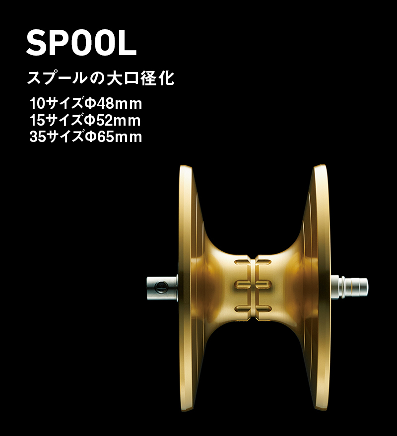 φ52mm SPOOL（大口径φ52mmスプール）