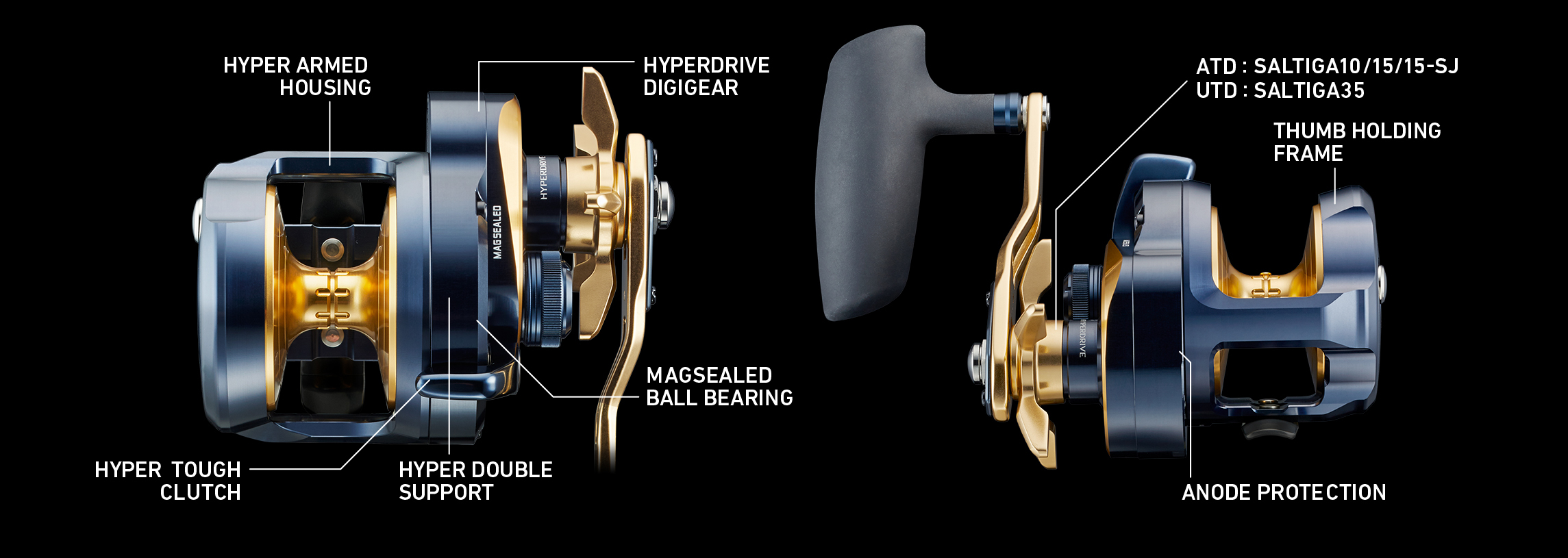 世界最高水準の品質の追求！初期性能がより長く続く設計思想 HYPERDRIVE DESIGN ＆ 22SALTIGA15 TECHNOLOGY