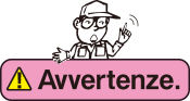 Avvertenze.