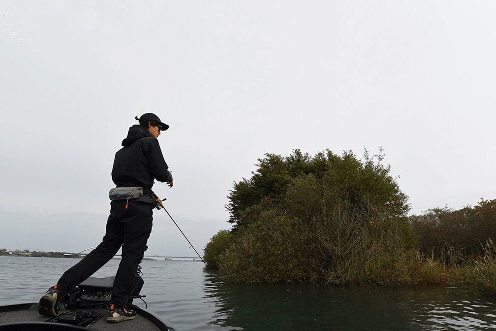 中川さんの実釣シーン