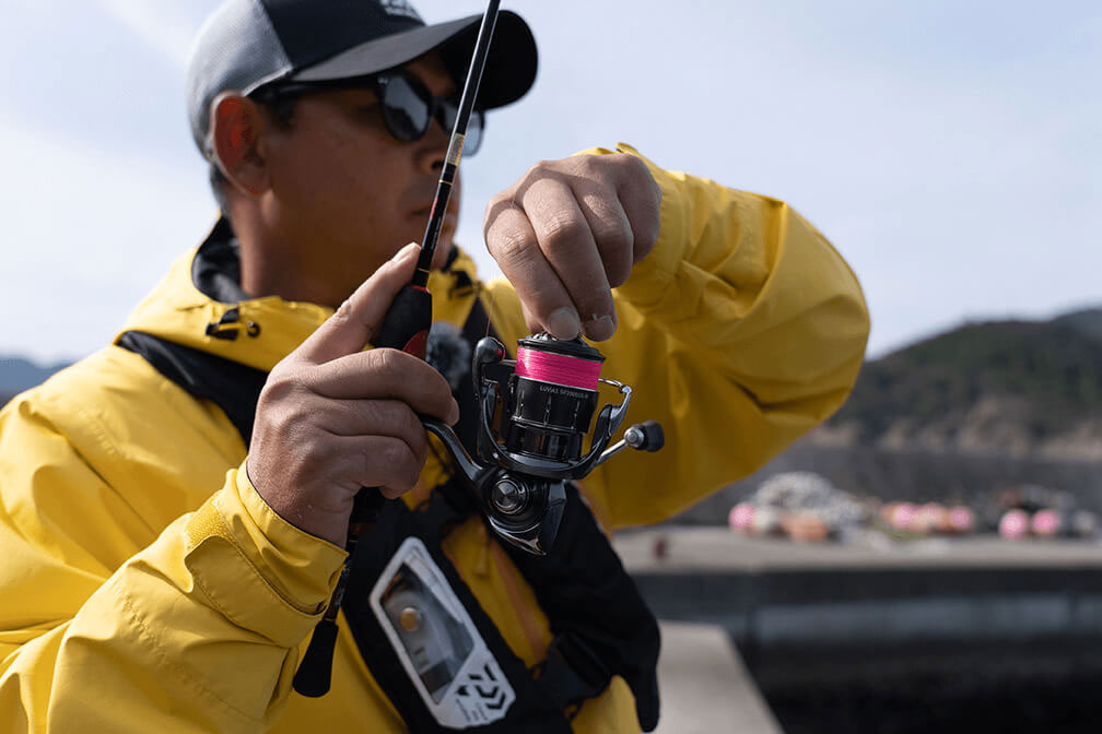 渡邉さんの実釣シーン