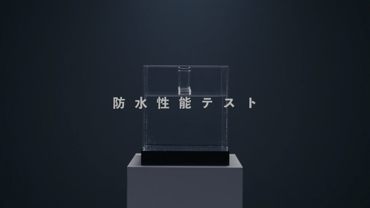 防水性能テスト