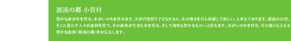 DAIWA 源流の郷 小菅村