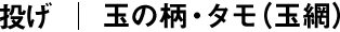 玉網・玉の柄