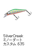 SilverCreek ミノーダートカスタム 53S