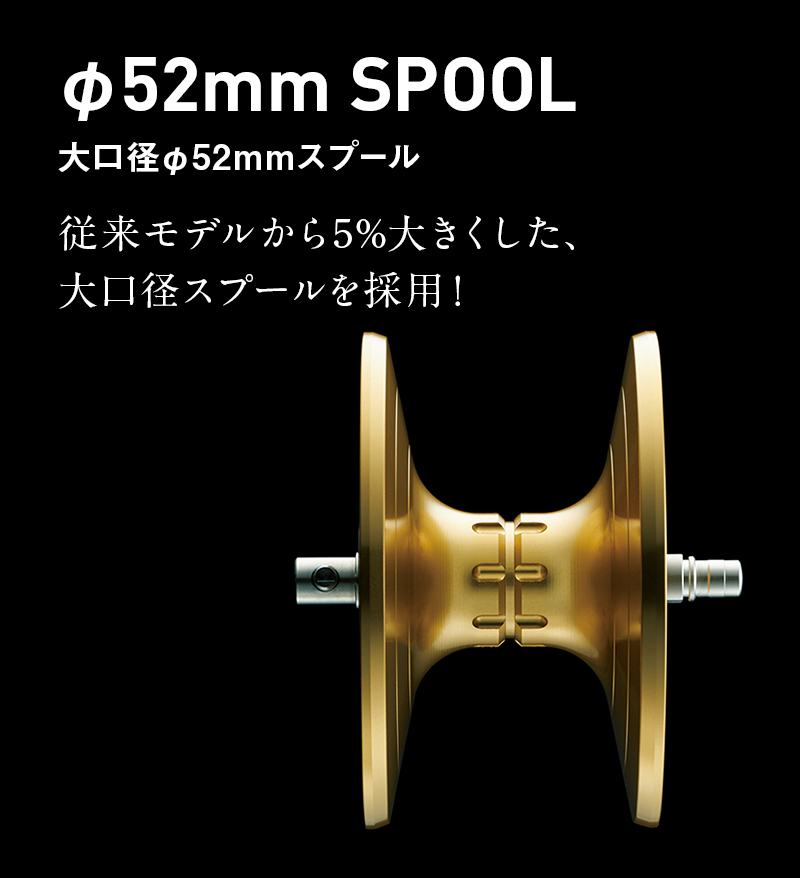 φ52mm SPOOL（大口径φ52mmスプール）