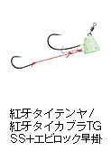 紅牙タイテンヤTGSS+エビロック早掛／紅牙タイカブラTGSS+エビロック早掛