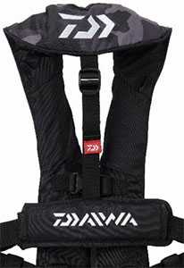 DAIWA ： DF-2021（ウォッシャブルライフジャケット（肩掛けタイプ自動 