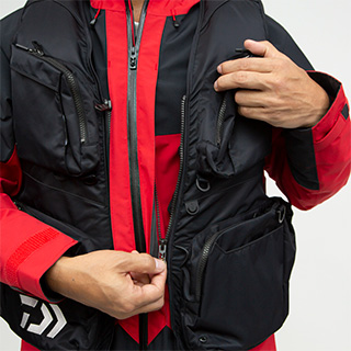 Details about   DAIWA Fishing GORE-TEX Product Combi-up Winter Suits DW-1820 Red Japan 