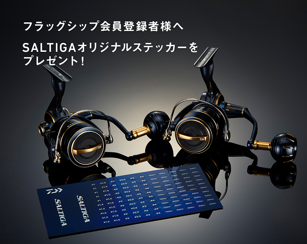 フラッグシップオーナー様へのSALTIGAオリジナルステッカー送付についてのお知らせ