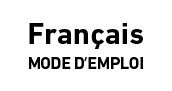 Francais MODE D'EMPLOl