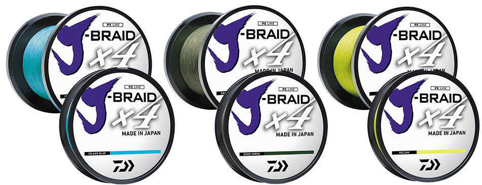 Daiwa  J-BRAID BRAIDED LINE x4