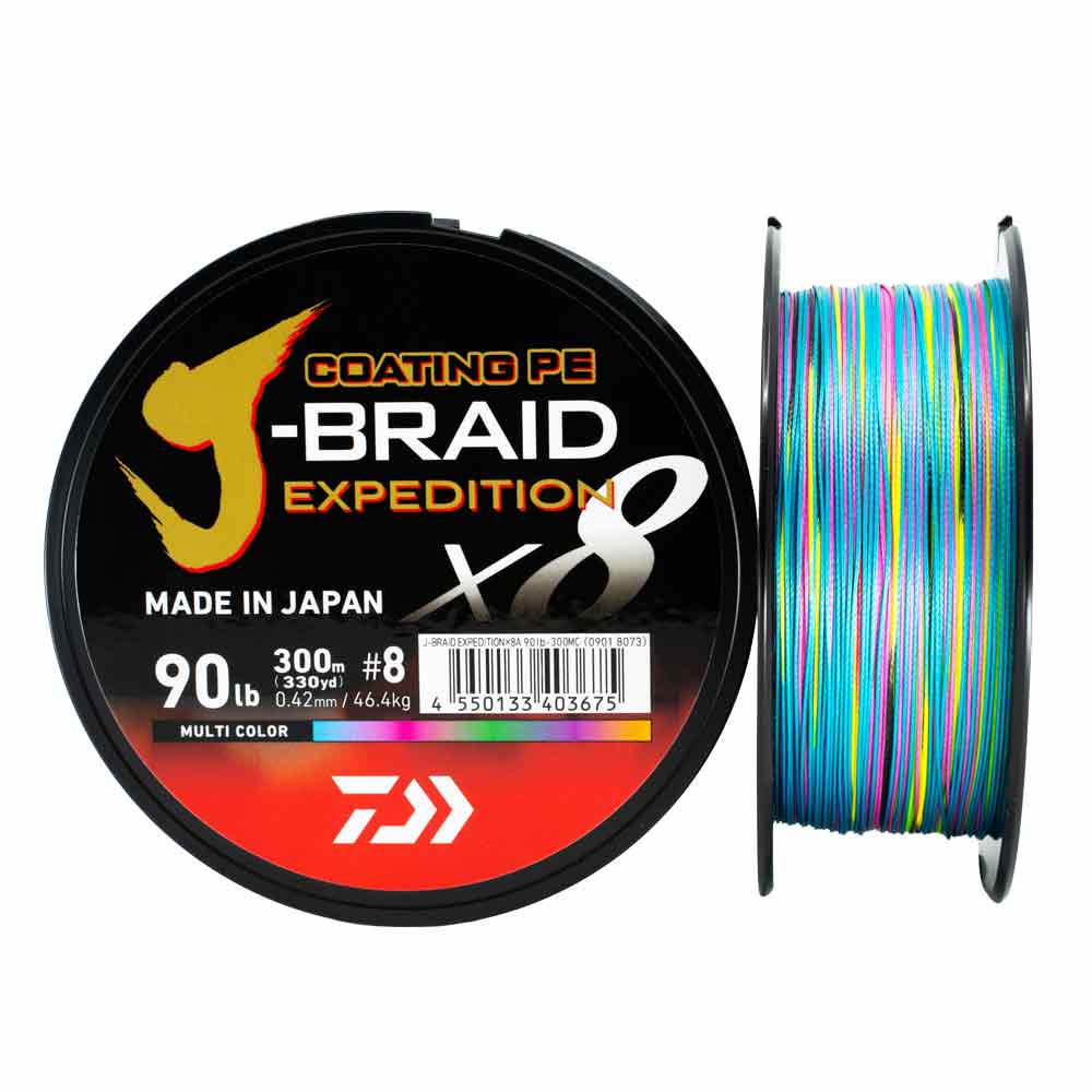 J-BRAID EXPEDITION X8 #1.2 15LB 300M ORANGE – Mid Coast Fishing Bait &  Tackle