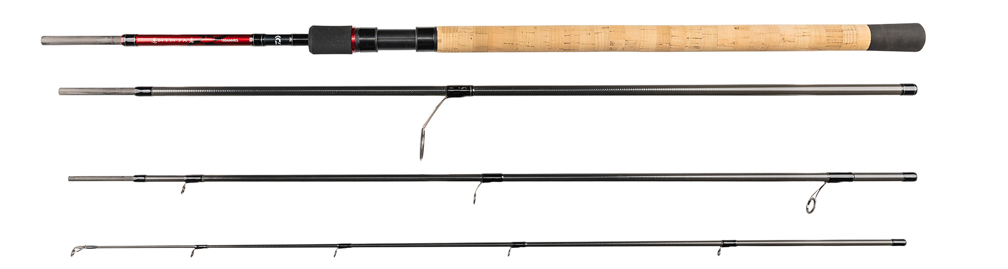 Daiwa Ninja X Tele 1007TMH, 9.84 Feet, 0.70-2.10 Ounce, 7 Parts, Telescopic  Allround Fishing Rod