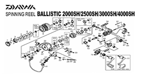 Daiwa reel repair parts & service  780-9103 